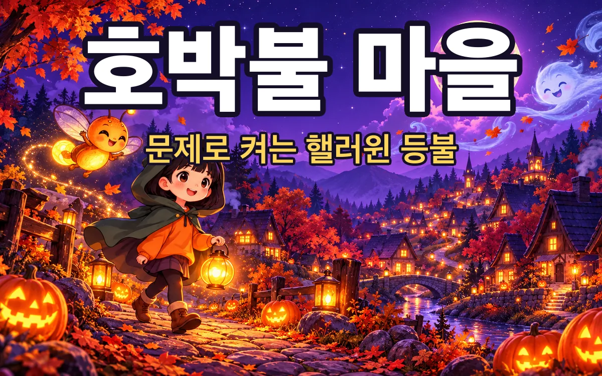호박불 마을 화면