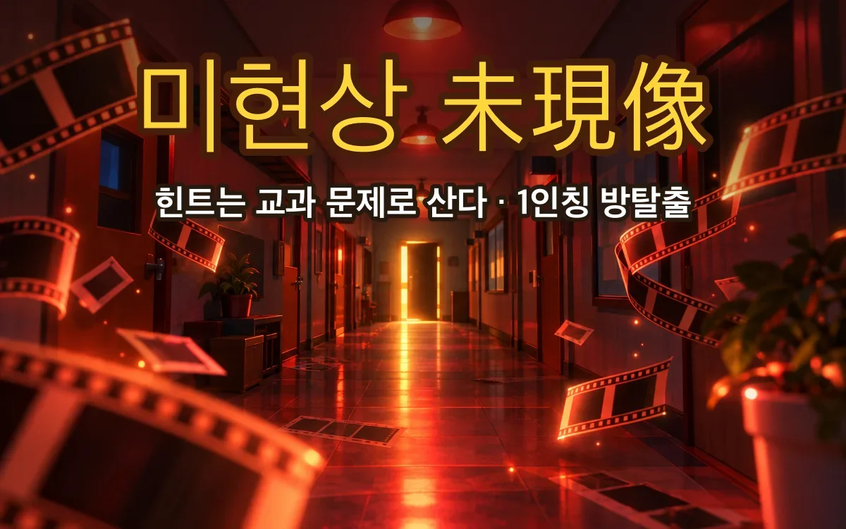 미현상 未現像 화면